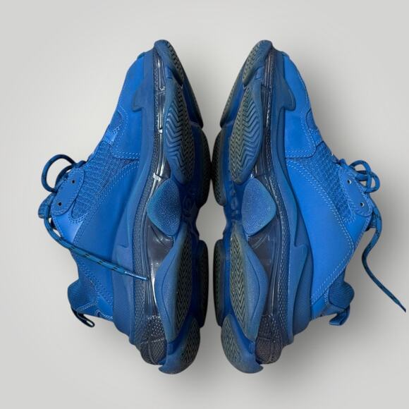 Balenciaga Triple S Men's Sneakers Size 41EU / 8 US Blue Clear Sole - Picture 3 of 9